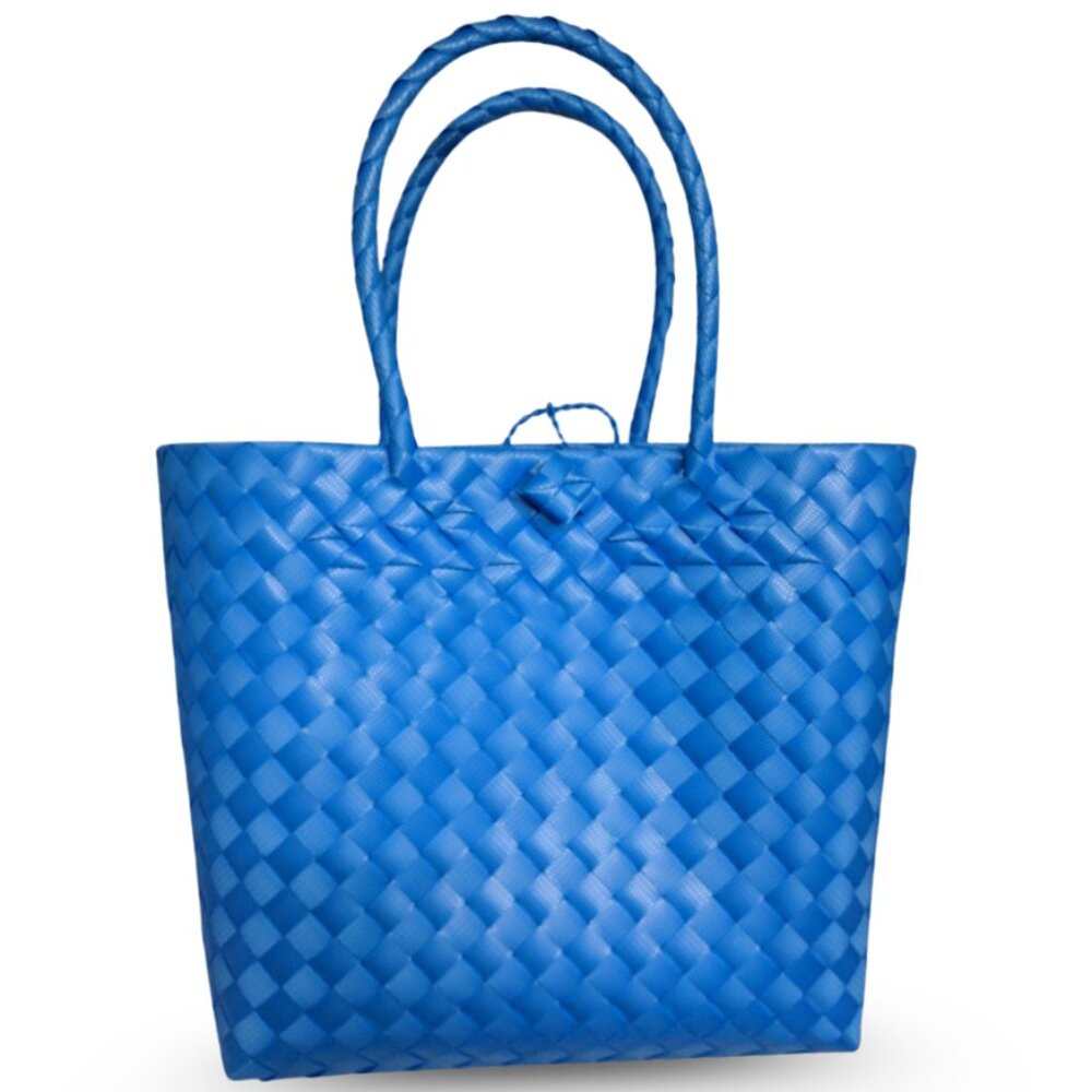 Misenka Handicrafts Philippine Bayong - Blue Classic